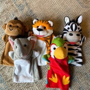 Animal Hand Puppets Set